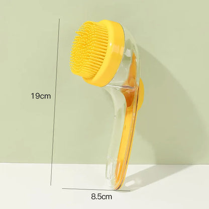 Pet dog bath brush, cat bath brush, bathing massage brush, magical pet bathing and massage scrub brush