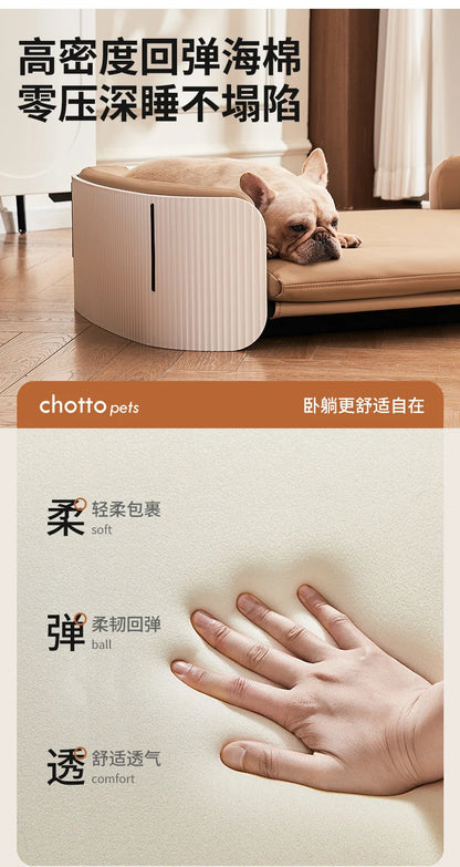 The kennel can be disassembled and washed, the pet sofa is universal cat kennel dog bed for all seasons