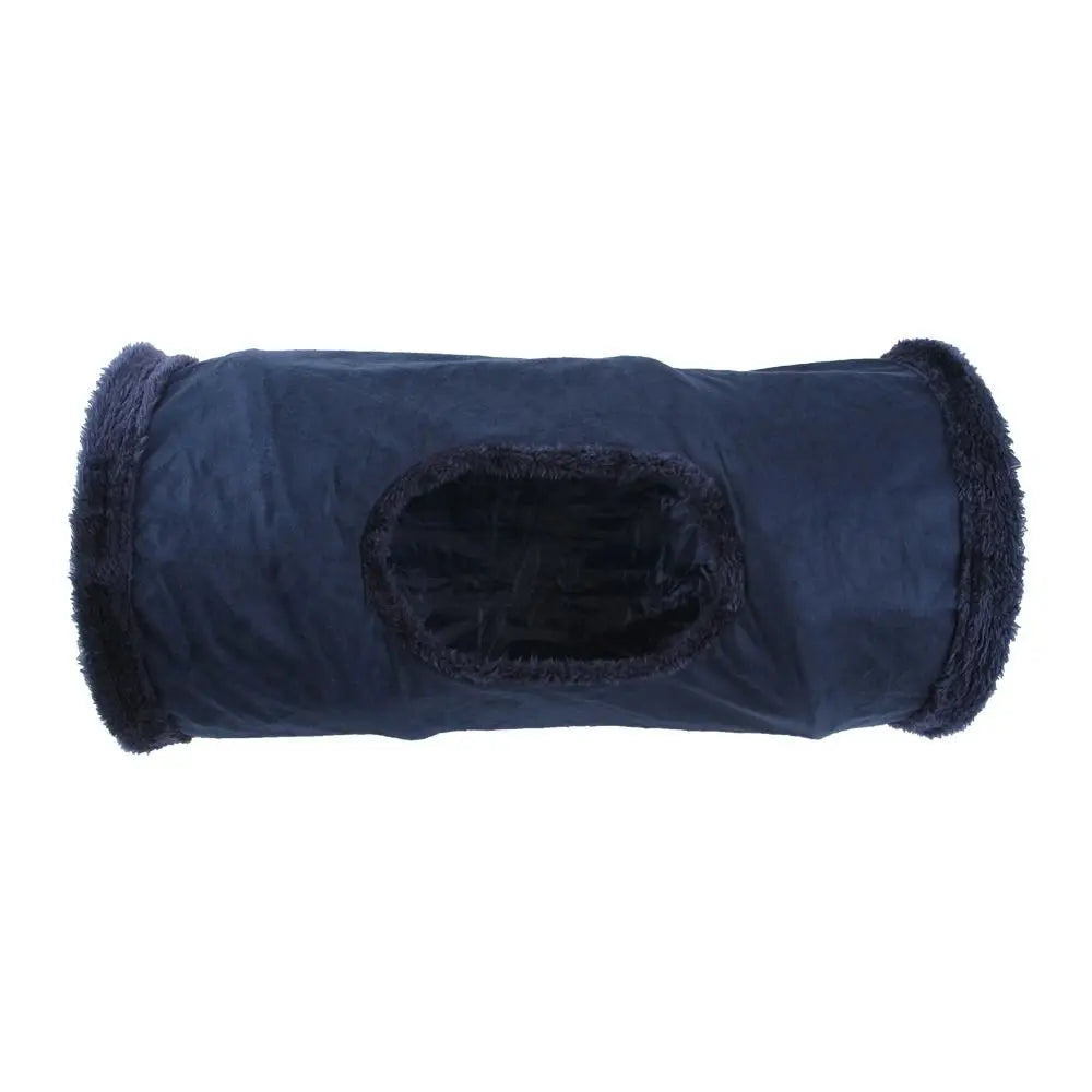 Collapsible Suede Fabric Puppy Kitten Rabbit Pet House Tunnel Holes Channel Tunnel Tube Cat Tunnel Pet Supplies Cat