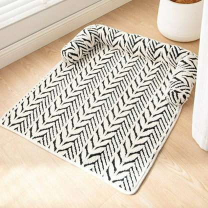 New Pet Mat-Original & Thickened Non-Slip Plush Pet Mat, Warm Sofa Style Dog & Cat Bed, Nordic Pet Accessories for Home
