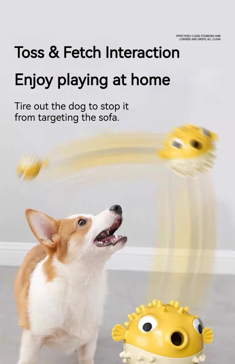 Flopping Fish Pet Toy Bite-resistant Teething Chew Toy for Dogs Cats Funny Self-play Toy Relieves Boredom Durable Daily Pet Toy