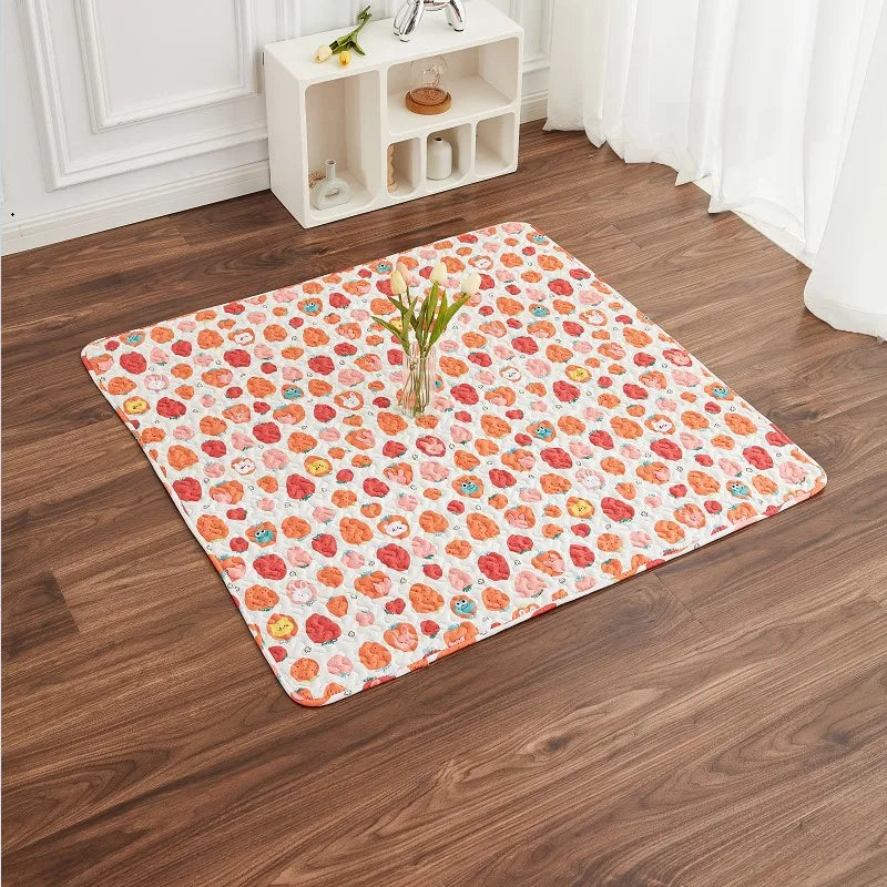 Rabbit Floor Mat Pet Sofa Cushion Training Pad Four Seasons Universal Cage Mat Cat Dog Sleeping Blanket Fence Pad Bunny Supplies