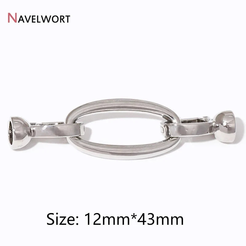 2/4/6Pcs Gold Color Round Jewelry Clasps | Locks For Bracelet Necklace Making Supplies