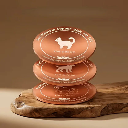 Copper Pet Water Purifier Filter , Suitable for Pet Prevention, Reusable,Easy to Use Pet Dog Cat Chicken Cow Water Purifier