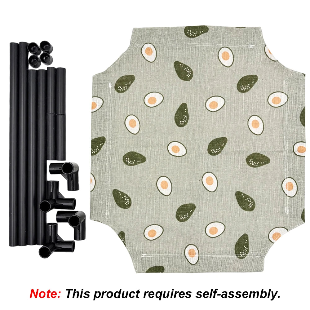1PC Elevated Pet Bed Raised Small Animal Bed Breathable Washable Cooling Sleep Mat for Rabbit Hamster Cat Puppy Indoor Bed House