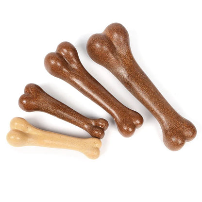 Dog Bone Chews Toys Nearly Indestructible Natural Non-Toxic Anti-Bite Puppy Toys For Small Medium Large Dog Pet Training Toys