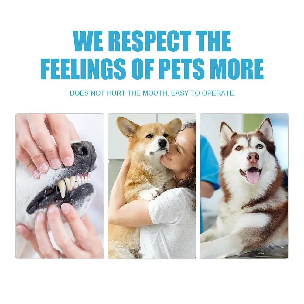 Pet Toothpaste for Cats & Dogs,Daily Oral Care Paste to Freshen Breath & Reduce Soft Plaque Buildup,Gentle Pet Dental Care Paste