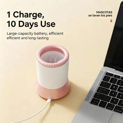 Pet Foot Washing Machine Electric Pet Paw Cleaner Automatic Dog Quick Cleaner Pet Paw Portable Low Noise Waterproof Foot Cup