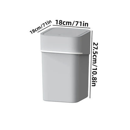 Layered Cat Litter Box for Handling Cat Waste, Cat Litter Box with Trash Can, Cat Litter Scoop, Odor Eliminator, Deodorizer