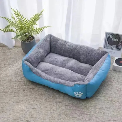 Large Calming Pet House Donut Bed - Long Plush Deep Sleep Warm Cushion for Small Dogs, Puppy Chihuahua & Cat Mat
