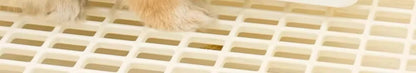 Large-capacity Rabbit Food Bowl with Secure Base Durable and Bite-resistant