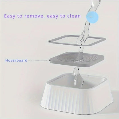 Pet Floating Water Bowl Splash-proof Food-grade PP Material Large Capacity Water Storage Neck-protecting  Floa Plastic Dog Bowl