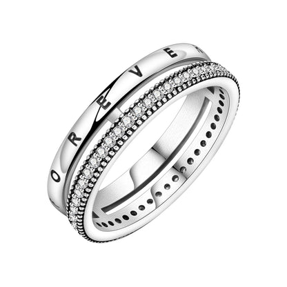 S925 Sterling Silver Forever Ring | Eternal Closed Ring for Women