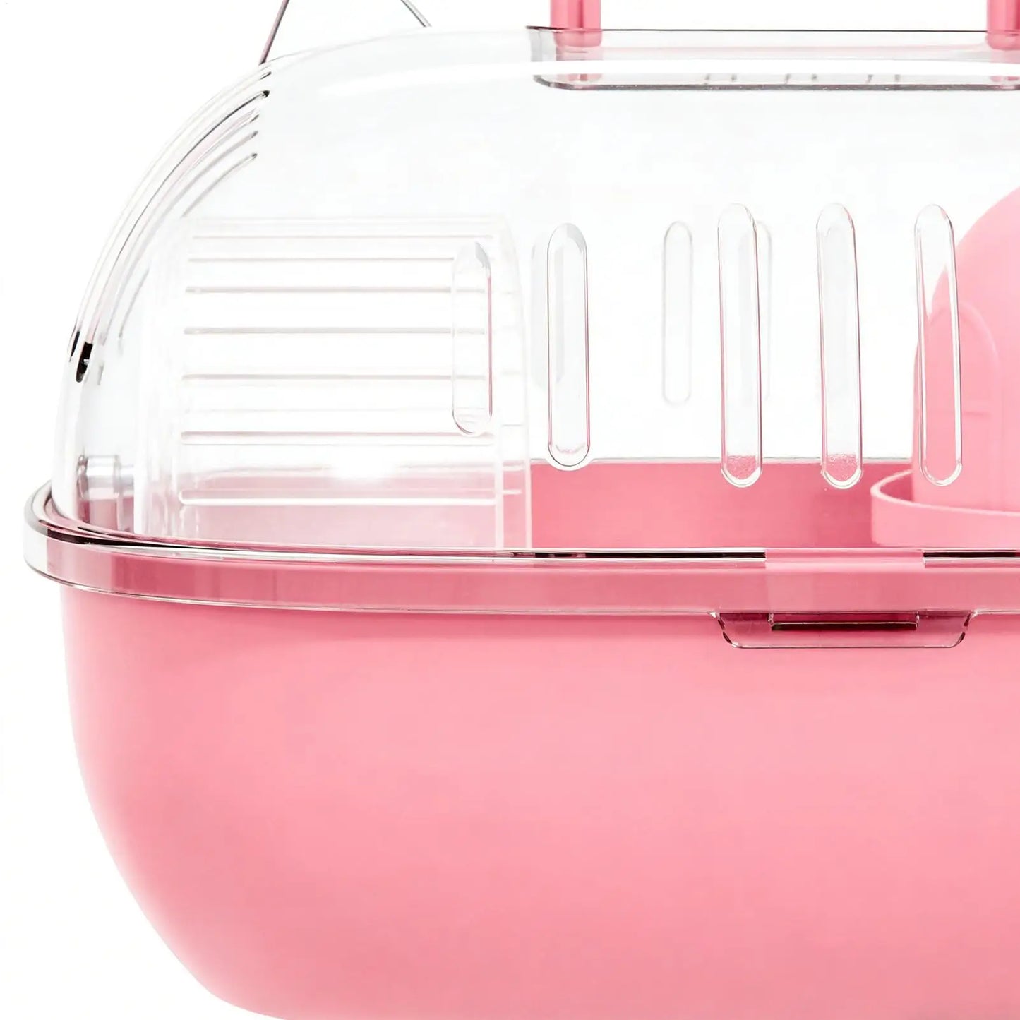 Hamster Carrier Bag Double Layer Clear Cover Outing Cage Travel Hamster Cage For Rabbits Rodents Lizards Transport Short Trip