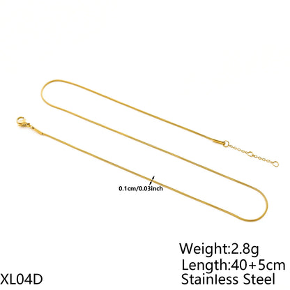 Dainty Gold Layered Bead Chain Necklace | Stainless Steel Star Pendant Jewelry