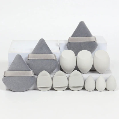 12pcs/15pcs Makeup Sponge Set | Super Soft Foundation Blender & Powder Puffs