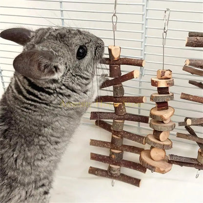 F26C Hamster Chew Toy, Rodents Molar Natural Rabbit Molar Sticks Toy for Rabbit