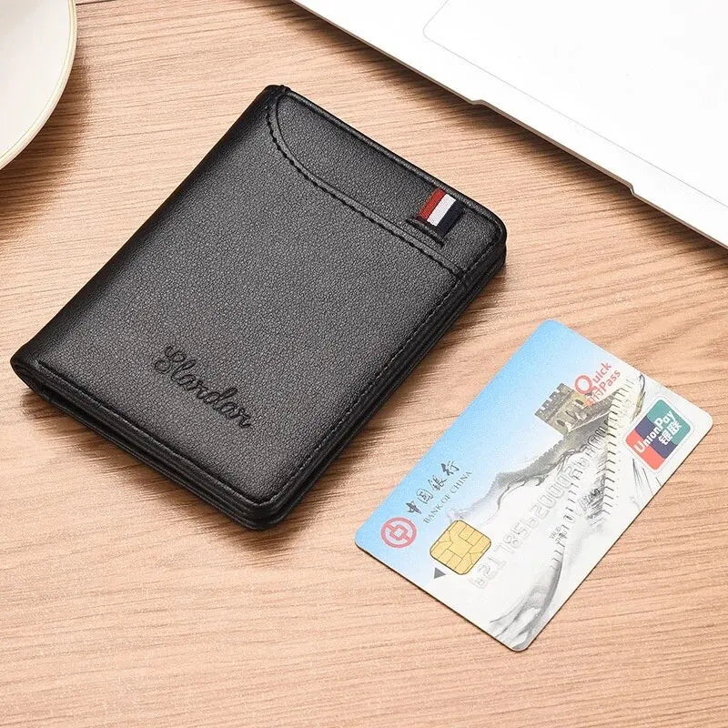 Ultra Thin Men's Wallet | Vertical Small Card Holder