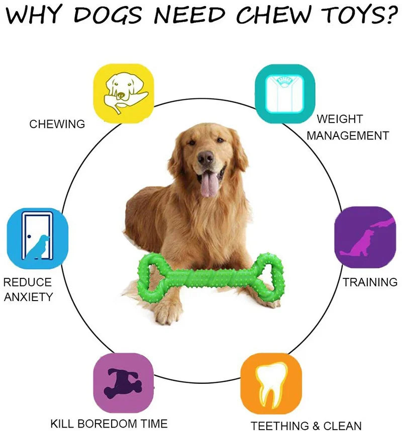 Pet Toys, Dog Toys, Durable Chew Sticks, Bones, Golden Retriever, Border Collie, Labrador, Large Dog Boredom-Relief Toys