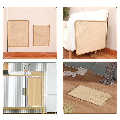 Durable Sisal Cat Scratch Pads, Cat Wall Pads, Sofa Claw Grinding Pads, Scratch Board Wall Stickers Cat Pet Toys Pet Accessories