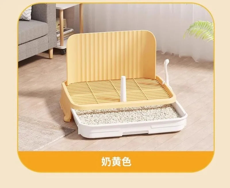 Pet-specific Training Toilet Indoor Pet Cleaning Products Anti-stepping Plastic Dog Pee Pad Holder Removable Net Reusable Tray