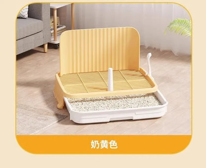 Pet-specific Training Toilet Indoor Pet Cleaning Products Anti-stepping Plastic Dog Pee Pad Holder Removable Net Reusable Tray
