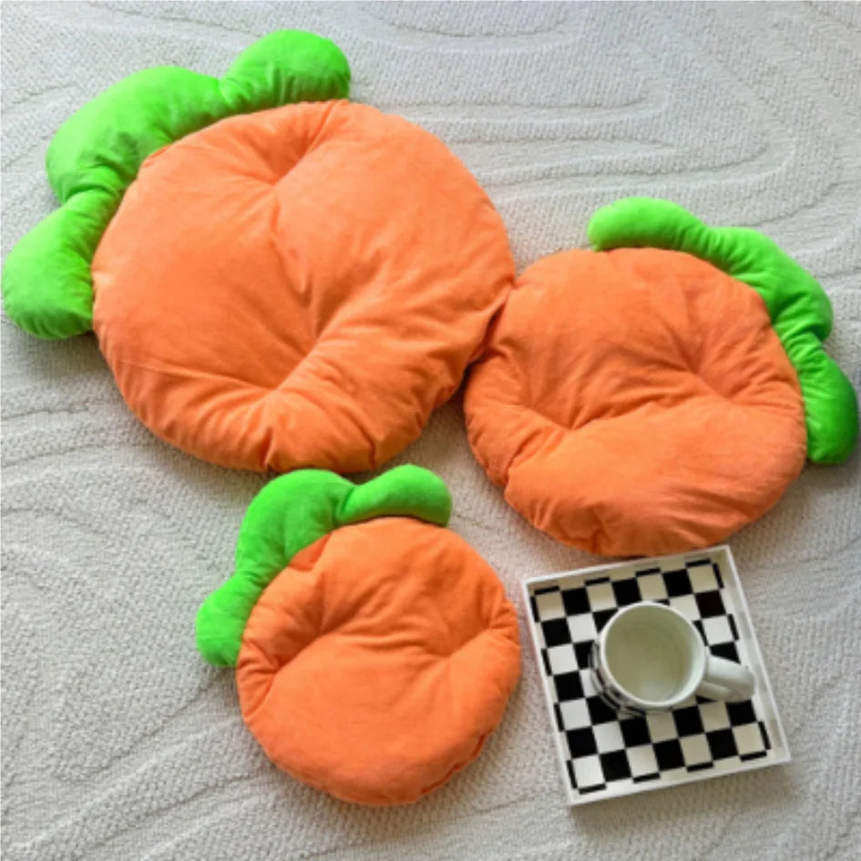 1PC Warm Carrot Shaped Rabbit Mat Soft Breathable Cute Sofa Mat for Pet Small Animal Hamster Rabbit Puppy Kitty Sleeping Bed Mat
