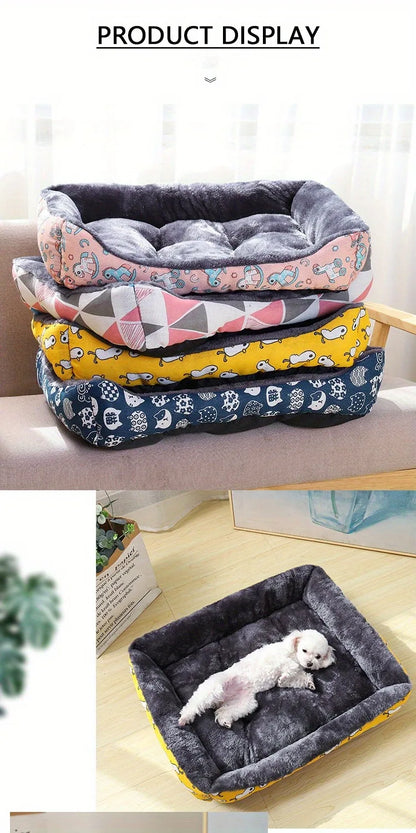 Pet Dog Bed Sofa Mats Winter Pet Products Coussin Chien Accessories Dogs Basket Supplies For Large Medium Small House Cat Bed