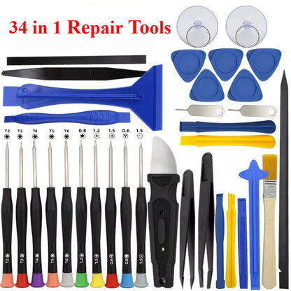 34 in 1 Precision Screwdriver Repair Tool Set | Electronics Maintenance Kit