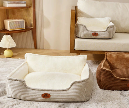 Pet Bed for Dogs and Cats Washable Dog Sofa for Small To Medium Breeds All-Season Mat Cozy Durable Dog Accessories Pet Supplies