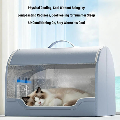 Pet Cooling House Waterproof Washable Breathable Portable Summer Cooling Bed for Cats Dogs for Home Dorm Office Apartment