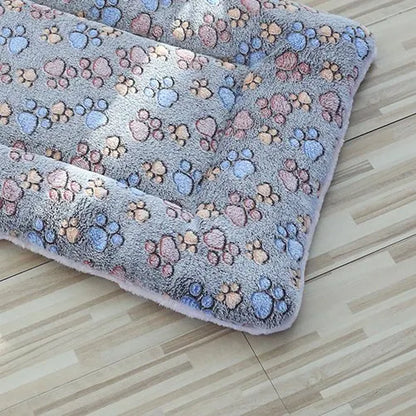 Portable Dog Sleeping Bed Mats Pet Blanket Plush Washable Cat Sofa Bed Mat Home Travel Comfortable Warm Soft Flannel relax Towel