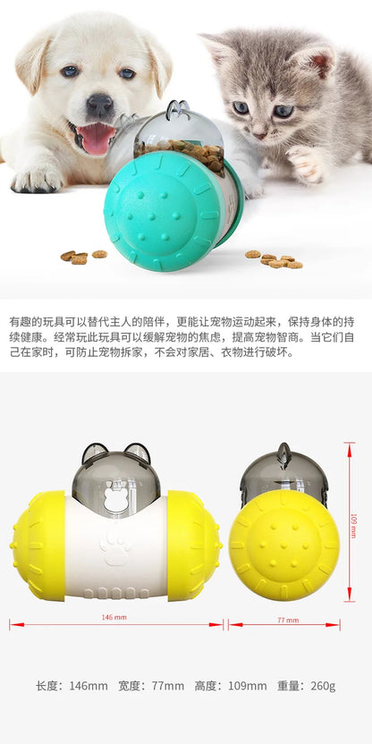 Pet supplies: balance car, wobbler, food dispenser, dog toy