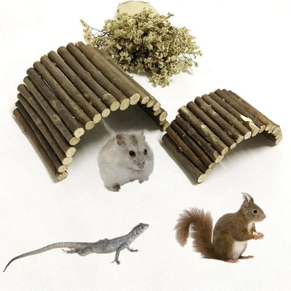 Small Pet Willow Branch Chew Toy, Height, Bendable Design, Dental Care, Natural Nutrients, For Rabbits/Guinea Pigs