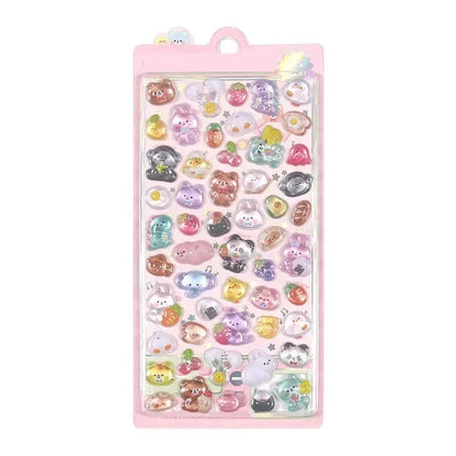 3D Food Stamping Seal Sticker | Japanese Anime Decorative Craft Stickers for Kids