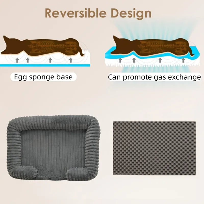 Dog Bed for Winter Puppy Bed Warm Sofa Pets Products Small Cats Mat Pet Supplies Large Baskets Beds Dogs Medium Kennel Big Home