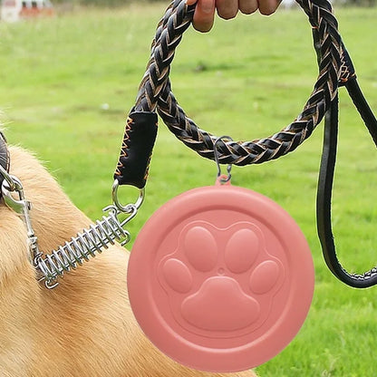 Portable Outdoor Pet Bowl: 2-in-1 Travel Dog Food/Water Dish with Treat Compartment for Hiking, Camping, and On-the-Go Feeding