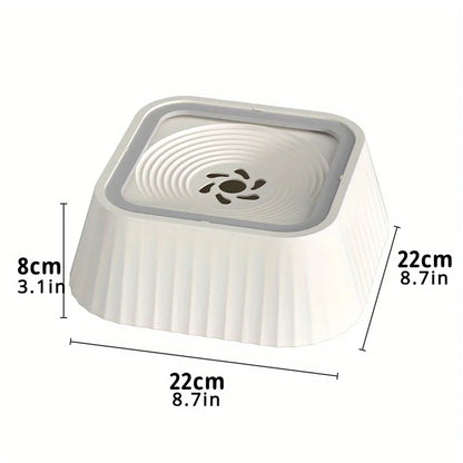 Pet Floating Water Bowl Splash-proof Food-grade PP Material Large Capacity Water Storage Neck-protecting  Floa Plastic Dog Bowl