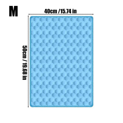 Pet Cooling Mat Chew-Resistant Cushion Pet Cats Bed Cooling Mat for Small Medium Large Breeds Animals Resting Camping Travel