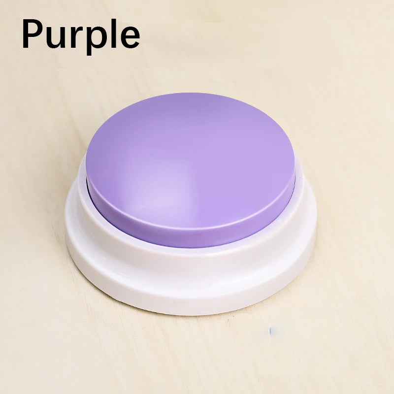 Pet Communication Button Recordable Talking Training Buzzer Cat Dog Toys Talking Starters  Speaking Button Portable Pet Supplies