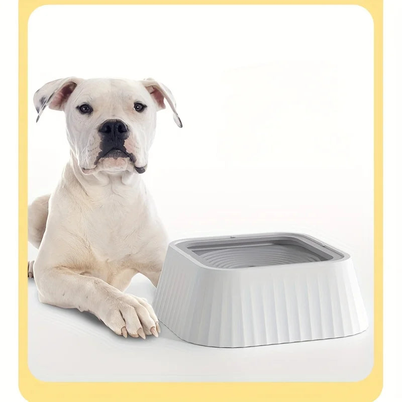 Pet Floating Water Bowl Splash-proof Food-grade PP Material Large Capacity Water Storage Neck-protecting  Floa Plastic Dog Bowl