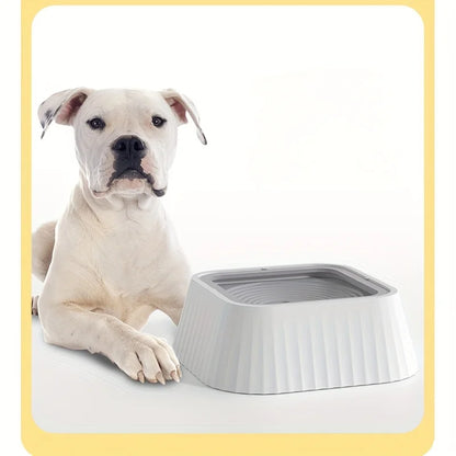 Pet Floating Water Bowl Splash-proof Food-grade PP Material Large Capacity Water Storage Neck-protecting  Floa Plastic Dog Bowl