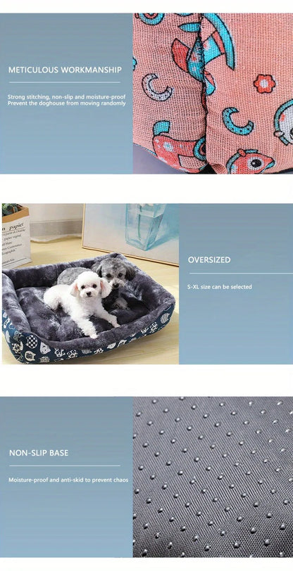 Pet Dog Bed Sofa Mats Winter Pet Products Coussin Chien Accessories Dogs Basket Supplies For Large Medium Small House Cat Bed