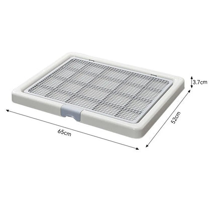 Pet Dogs Pee Training Tray Portable Dog Cleaning Tools Indoor Puppy Tray Toilet Diaper Easy To Clean Grid Like Pet Supplies