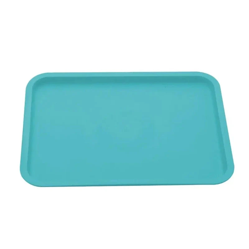 Rectangular Plastic Pallet Tray | Nordic Multi-Color Serving Tray for Food, Bread, Fruit, and Dessert