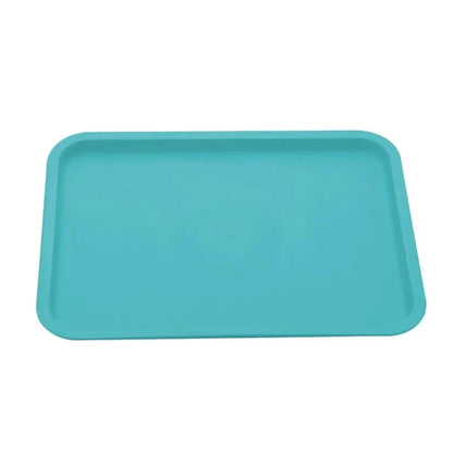 Rectangular Plastic Pallet Tray | Nordic Multi-Color Serving Tray for Food, Bread, Fruit, and Dessert