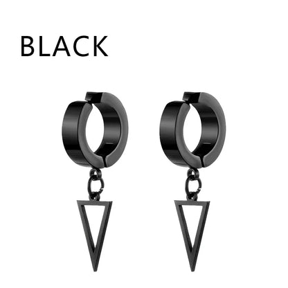 Clip-On Earrings Stainless Steel Round Ear Clip | No Piercing Fashion Jewelry