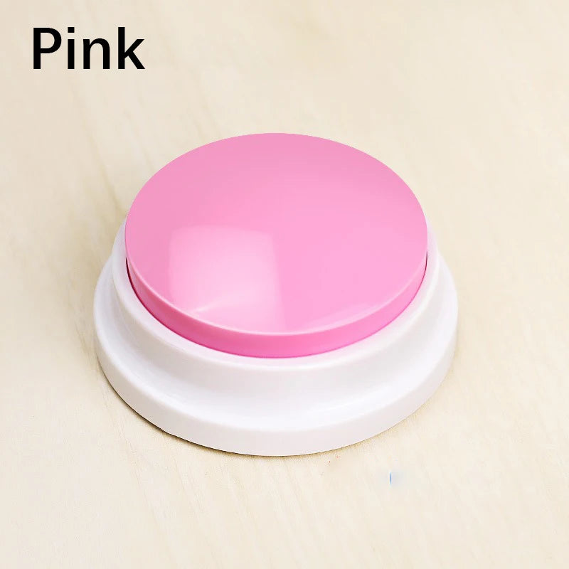 Pet Communication Button Recordable Talking Training Buzzer Cat Dog Toys Talking Starters  Speaking Button Portable Pet Supplies