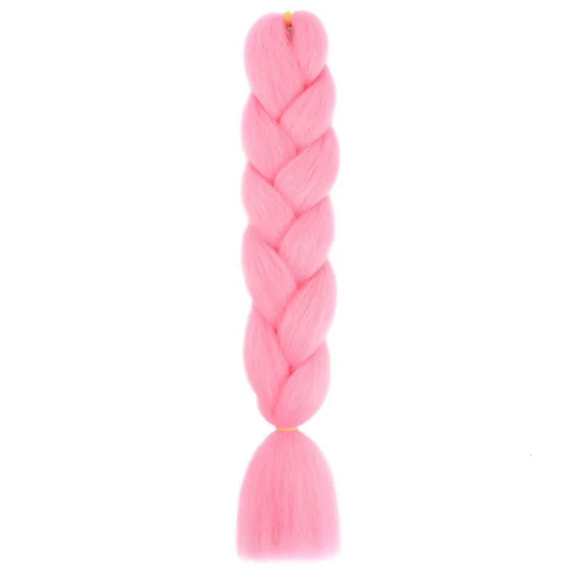 24-Inch Jumbo Box Braiding Hair Extensions | Yaki Straight Synthetic Dreadlocks
