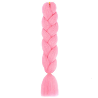 24-Inch Jumbo Box Braiding Hair Extensions | Yaki Straight Synthetic Dreadlocks
